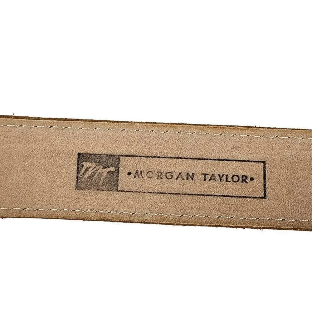 Morgan Taylor- Women’s Faux Leather Western Big Buckle, Size Medium